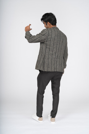 Man in suit standing