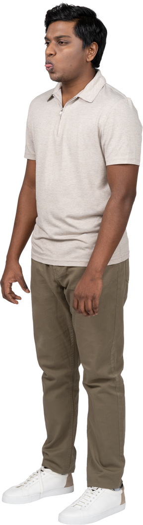 Man in casual clothes standing