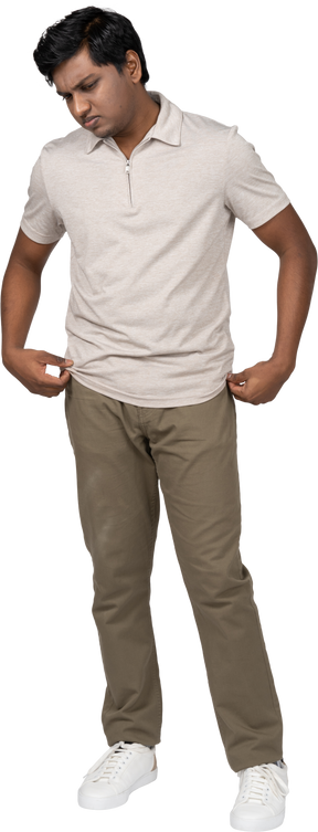 Man in casual clothes standing