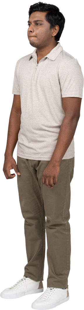 Man in casual clothes standing