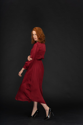 These dress and color are quite my things, you know