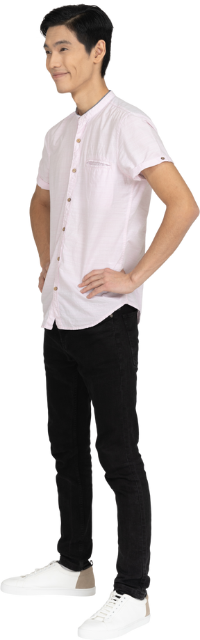 Man in casual clothes standing