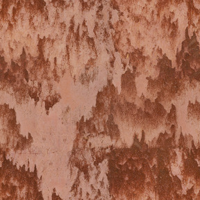 Struttura in metallo arrugginito