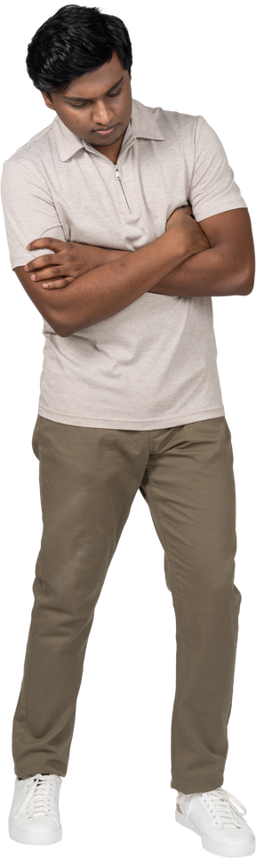 Man in casual clothes standing