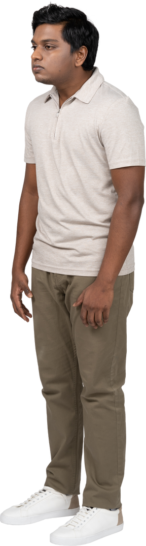 Man in casual clothes standing