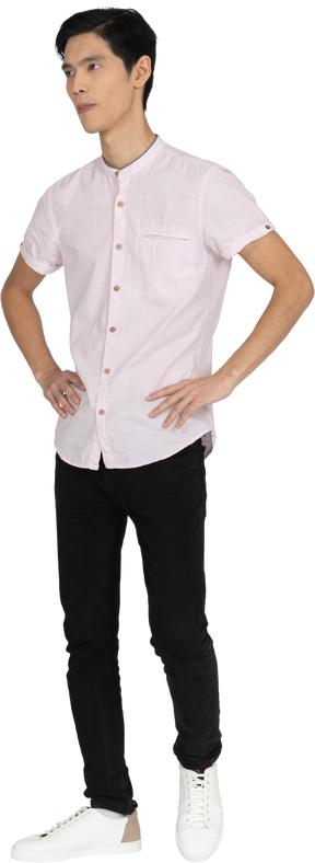 Man in casual clothes standing