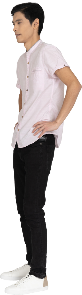 Man in casual clothes standing