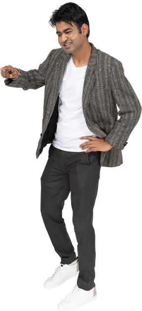Man in suit standing